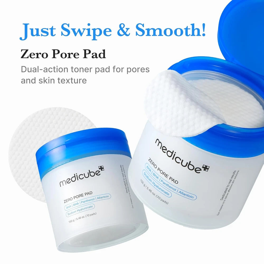 medicube Zero Pore Exfoliating Toner Pads