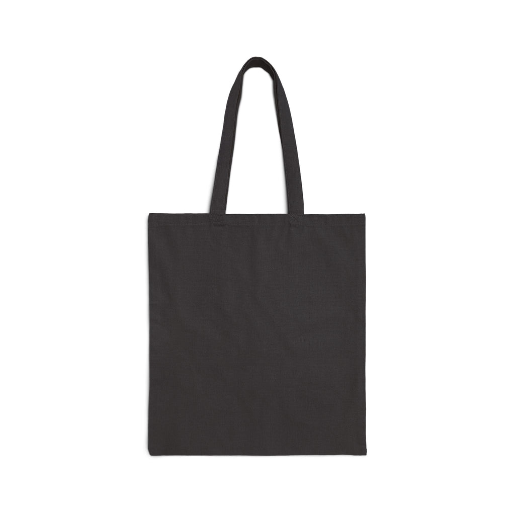 Canvas Tote Bag — Colorful Joker Face Art Tote with Green Hair & Laughing Text